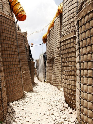 Забор для развертывания лагеря беспорядков